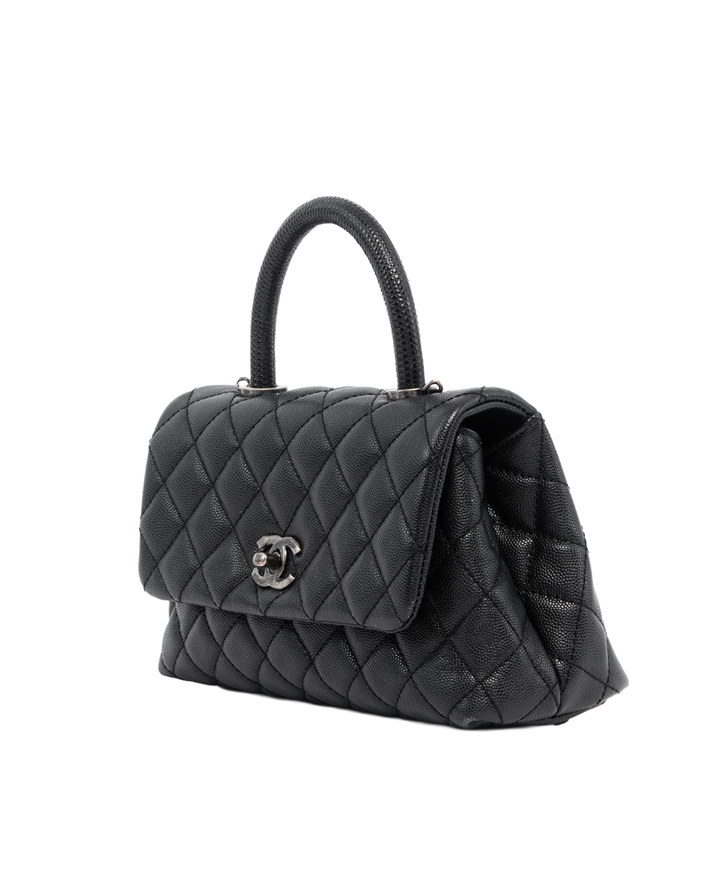 CHANEL COCO 9.5 BLACK CAVIAR RSHW 23471767 08487