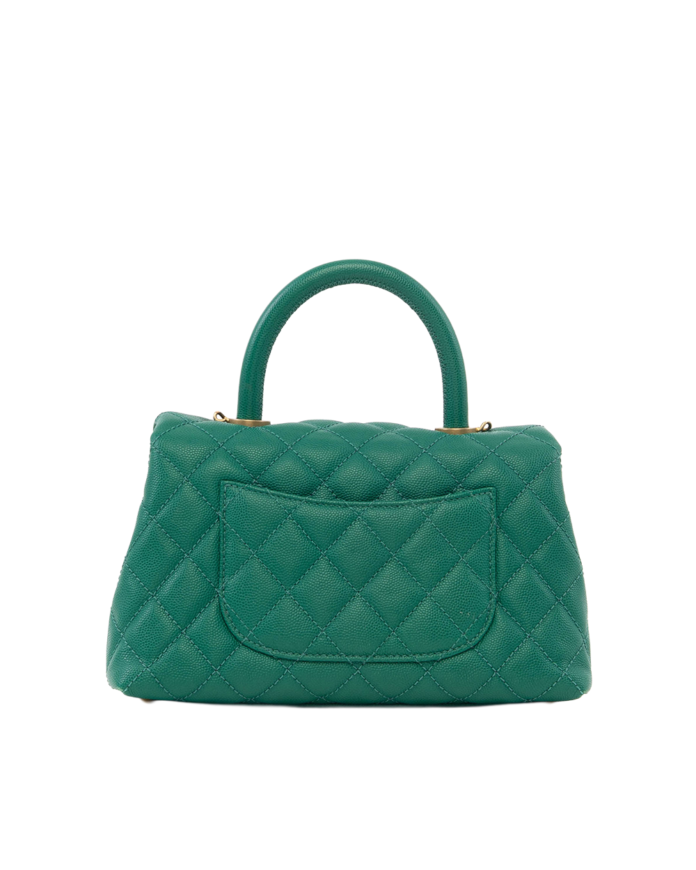 CHANEL COCO 9.5 GREEN CAVIAR GHW 23938583 8054