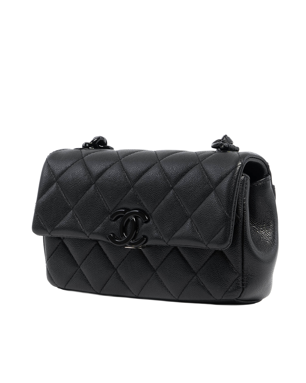 CHANEL FLAP BAG 8 SO BLACK CAVIAR SHW 31000042 1742