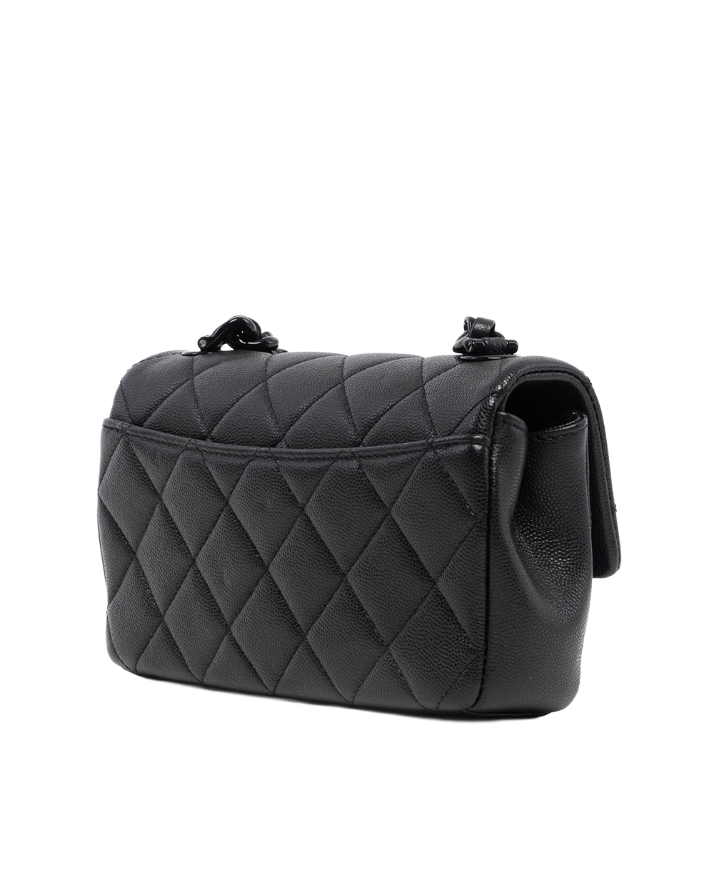 CHANEL FLAP BAG 8 SO BLACK CAVIAR SHW 31000042 1743