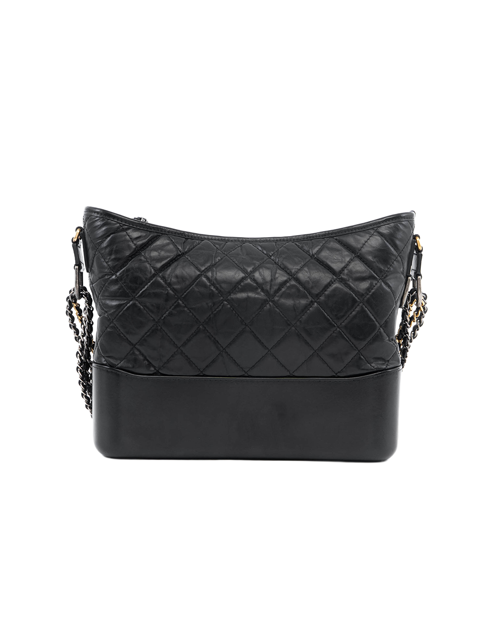 CHANEL GABRIELLE MEDIUM BLACK LAMB GHW 28618259 6077