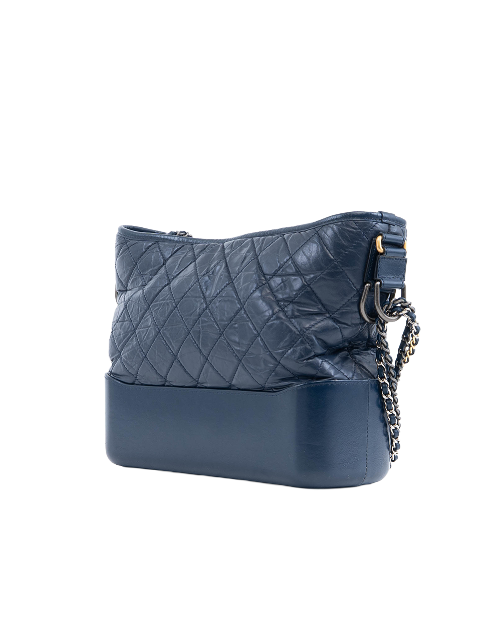CHANEL GABRIELLE MEDIUM BLUE NAVY LAMB SGHW 25662318 1080