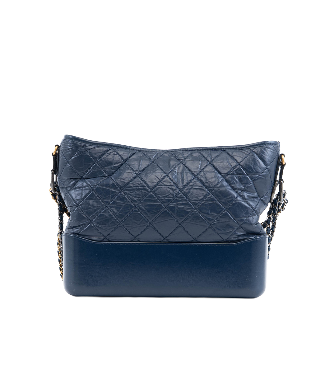 CHANEL GABRIELLE MEDIUM BLUE NAVY LAMB SGHW 25662318 1081