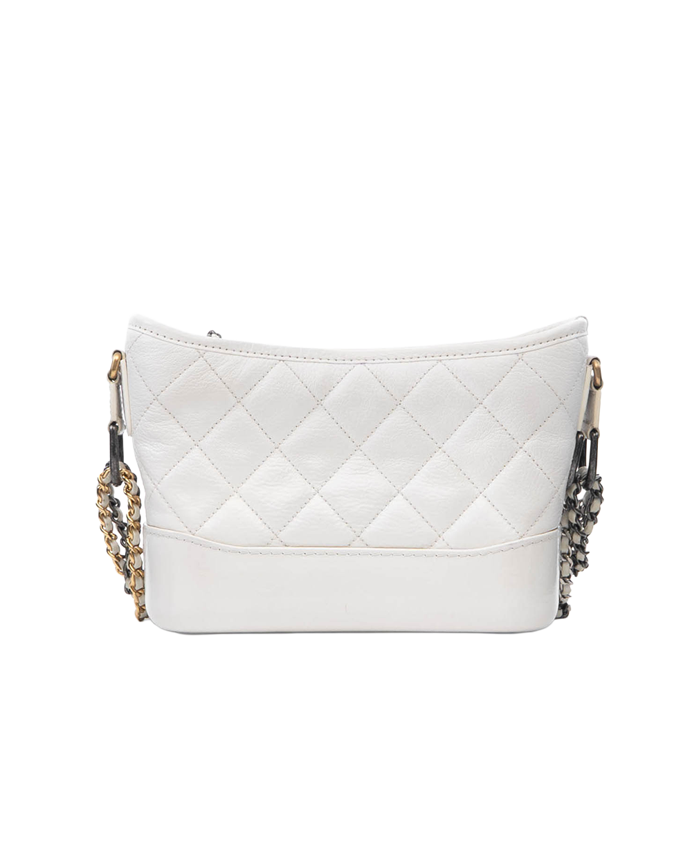 CHANEL GABRIELLE SMALL WHITE LAMB GHW 25585274 2141