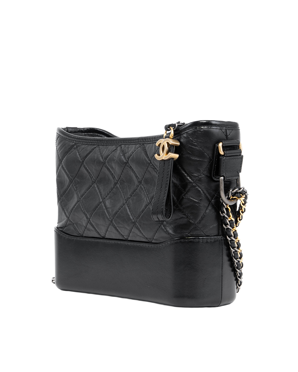 CHANEL GABRIELLE WITH HANDLE NEW MEDIUM BLACK 30605906 2019