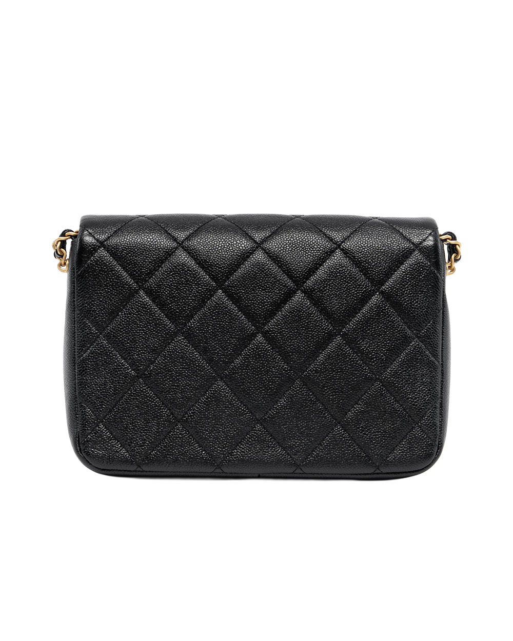 CHANEL MELODY FLAP 8.5 BLACK CAVIAR GHW GKNT66G0 04981
