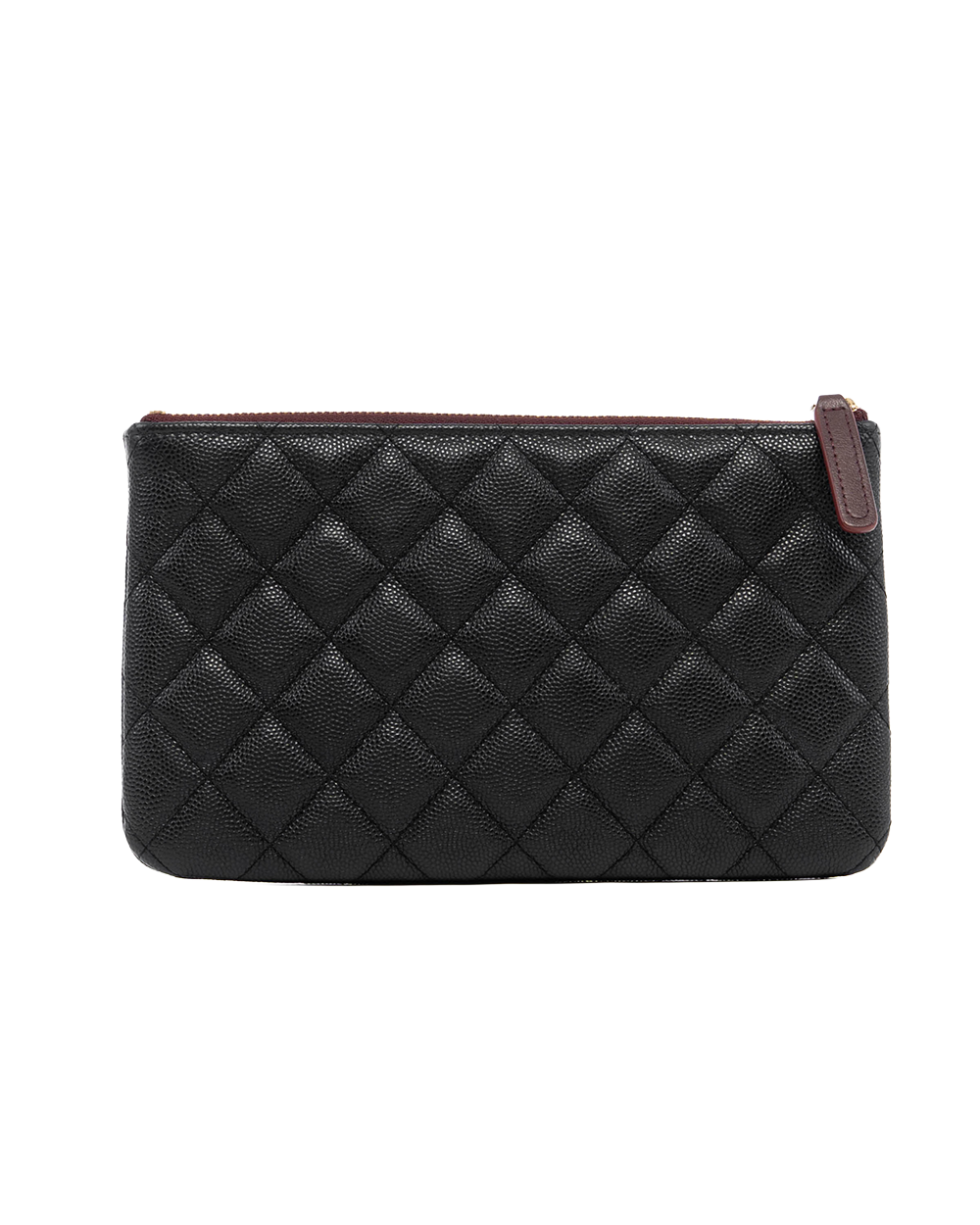 CHANEL O CASE 8 BLACK CAVIAR GHW 30655082 08298