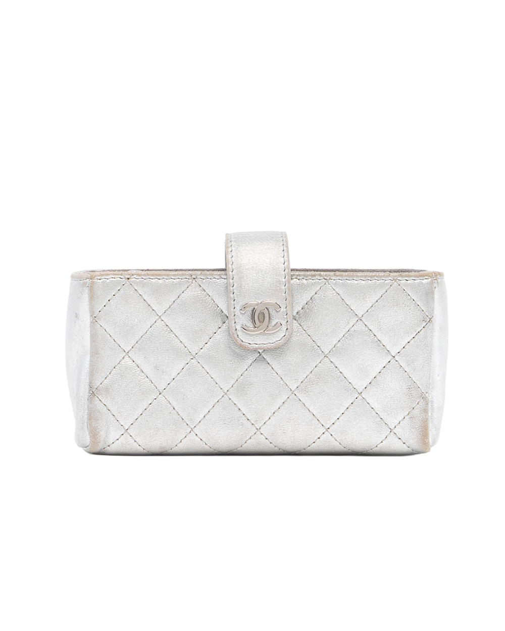 CHANEL O MINI CLUTCH GREY LAMB SHW 18550038 3074
