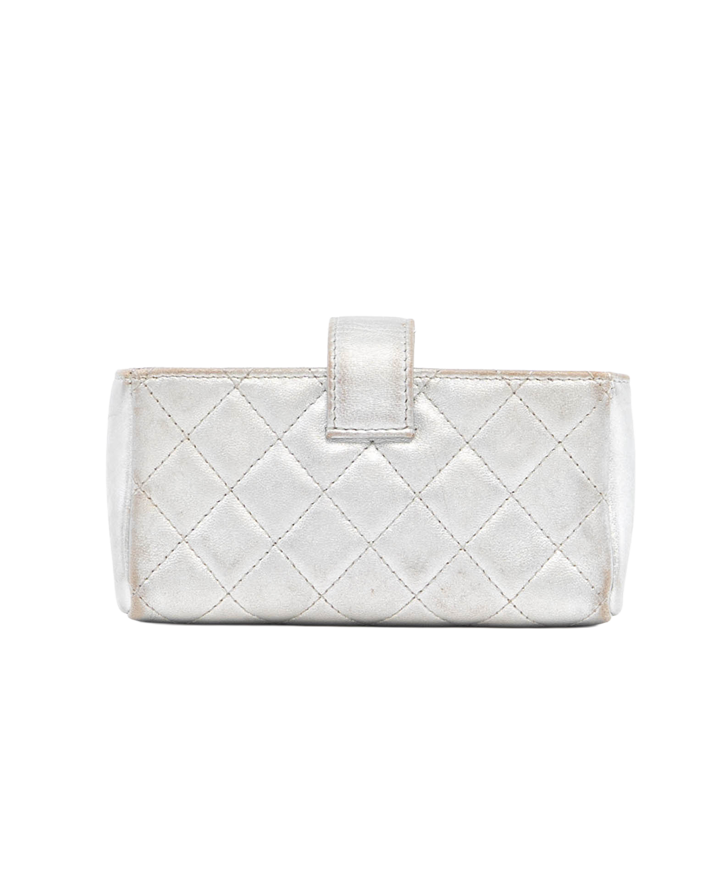 CHANEL O MINI CLUTCH GREY LAMB SHW 18550038 3077
