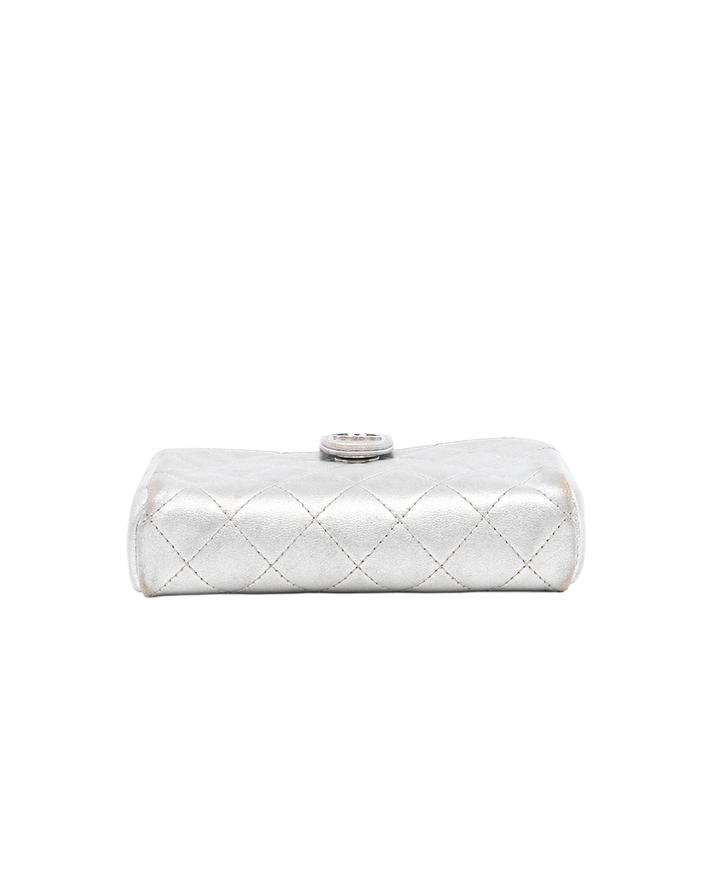 CHANEL O MINI CLUTCH GREY LAMB SHW 18550038 3085