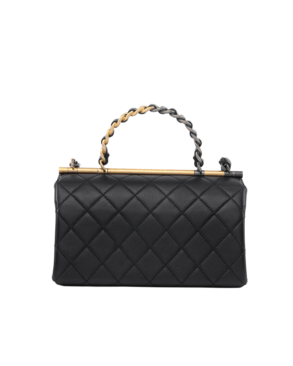 CHANEL PARISIENNE SHOULDER BAG 8 BLACK LAMB GHW 29882190 5120