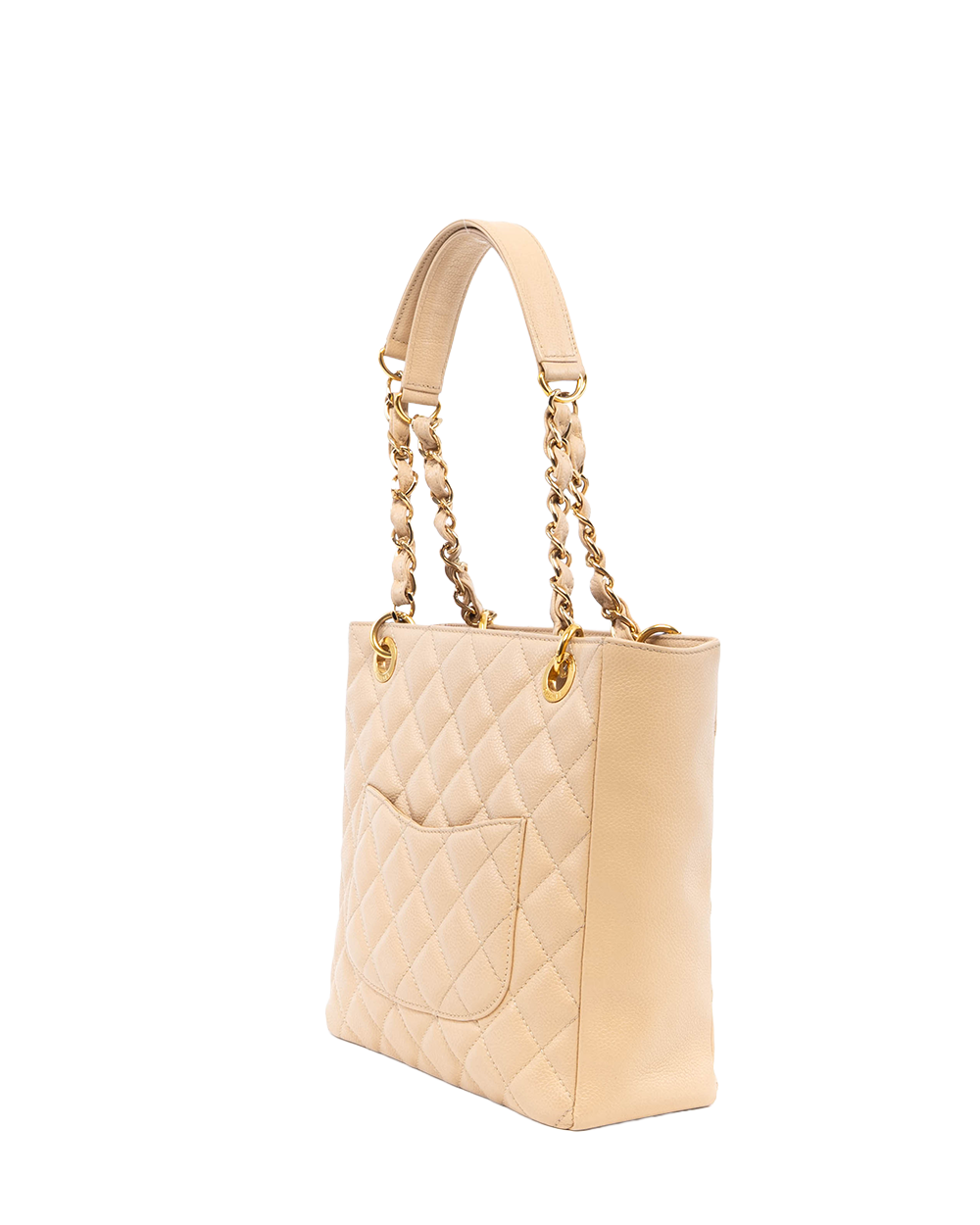 CHANEL PST BEIGE CAVIAR GHW 14389064 4111