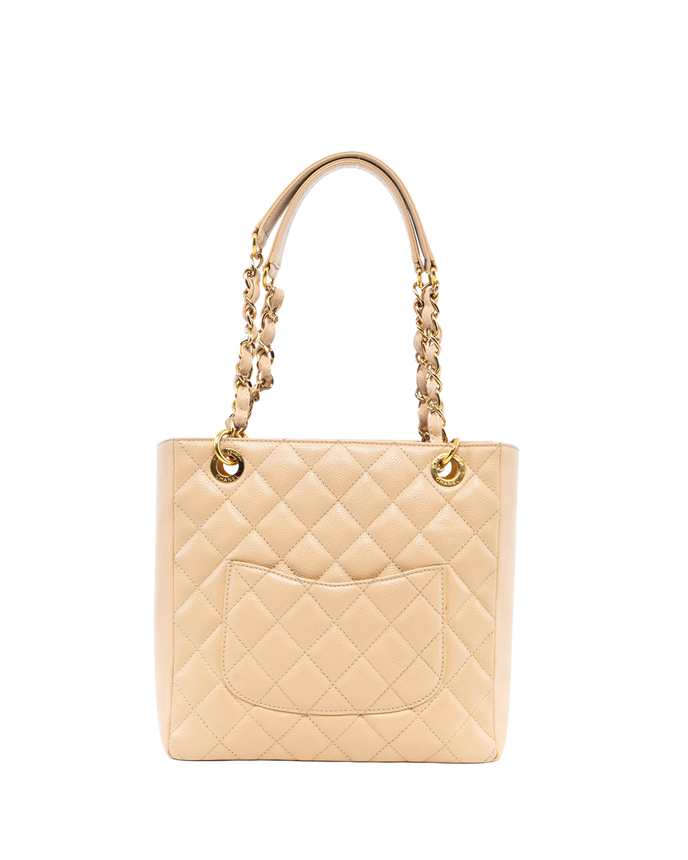 CHANEL PST BEIGE CAVIAR GHW 14389064 4112