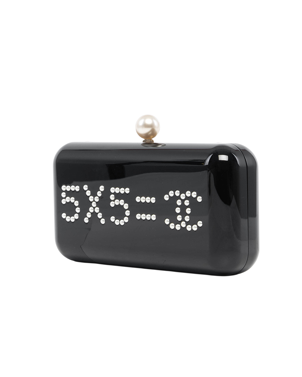 CHANEL RUNWAY CAES BAG WITH CHAIN BLACK PEARL GHW 20836618 8193