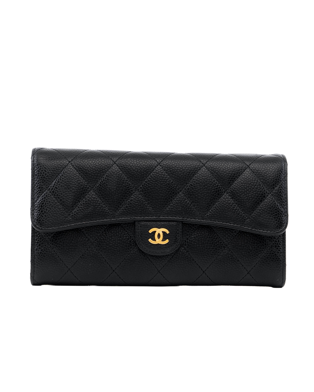 CHANEL SARAH LONG BLACK CAVIAR GHW 25870487 8123