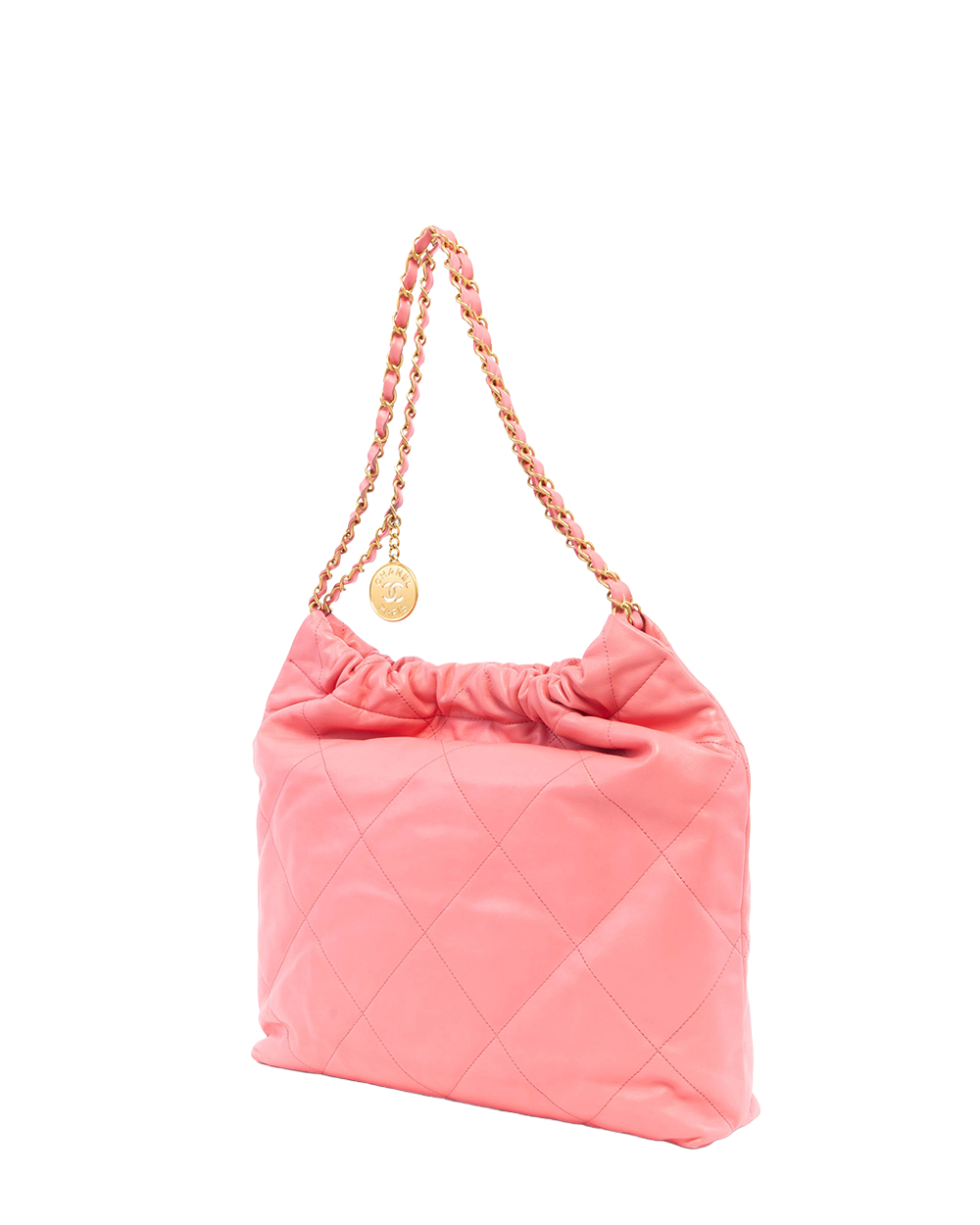 CHANEL TOTE 22 MEDIUM PINK CALF GHW G0116JAC 8165