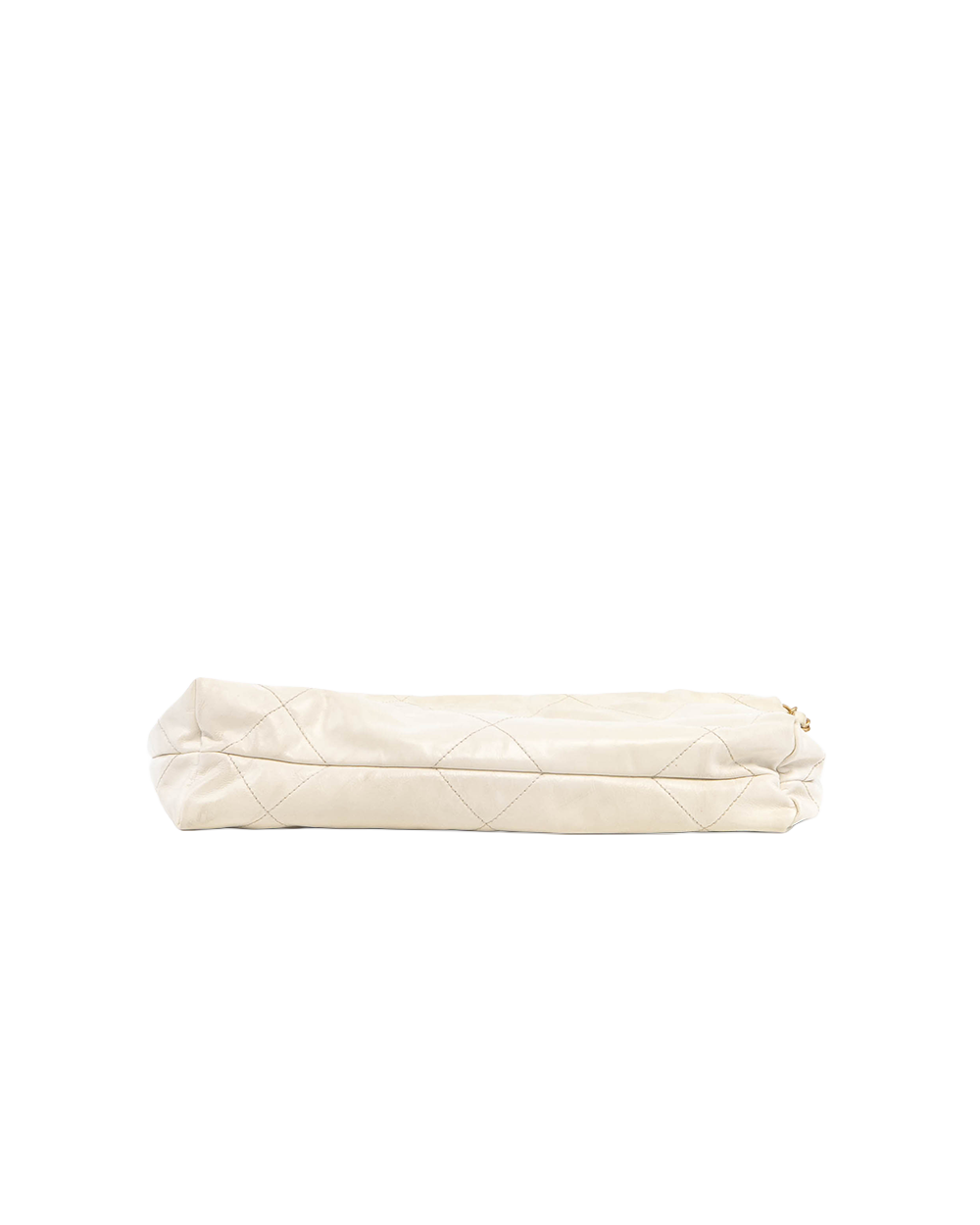 CHANEL TOTE 22 SMALL WHITE LAMB GHW T701U02H 01019