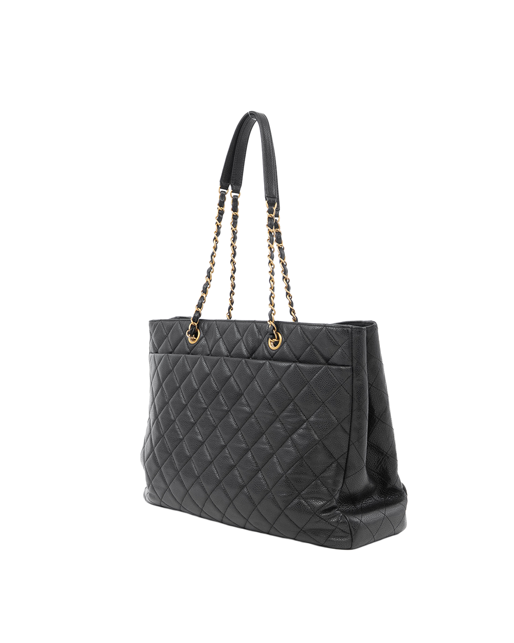 CHANEL TOTE LARGE BLACK CAVIAR GHW 21967468 1002