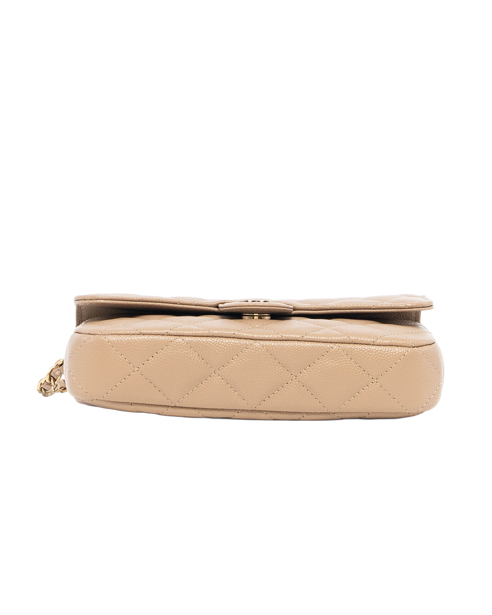 CHANEL WOC ZIPPY MINI BEIGE CAVIAR GHW XA9XC468 0609