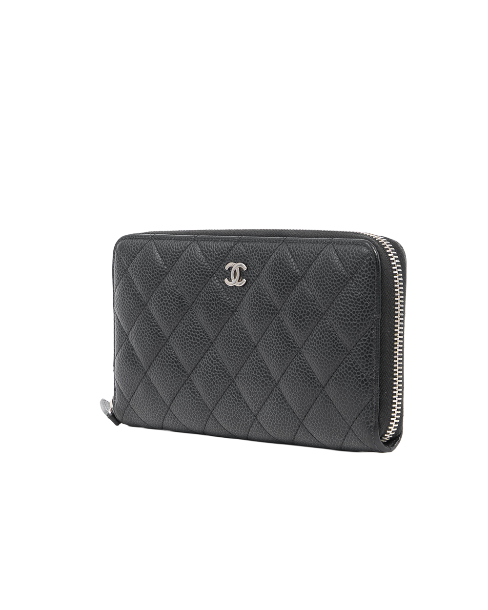 CHANEL ZIPPY CLASSIC LONG BLACK CAVIAR GHW 25447868 3051