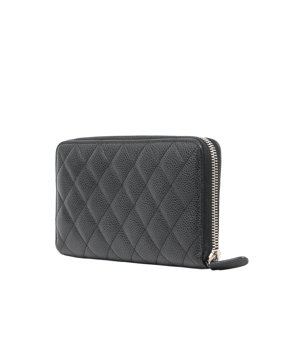 CHANEL ZIPPY CLASSIC LONG BLACK CAVIAR GHW 25447868 3052