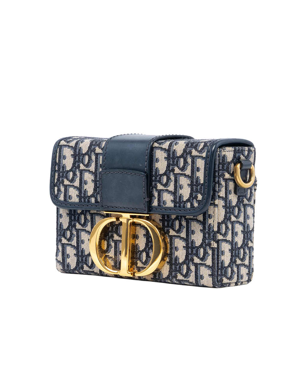 DIOR 30 MONTAIGNE BOX BLUE OBLIQUE JACUARD GHW 05 RU 0250 8083