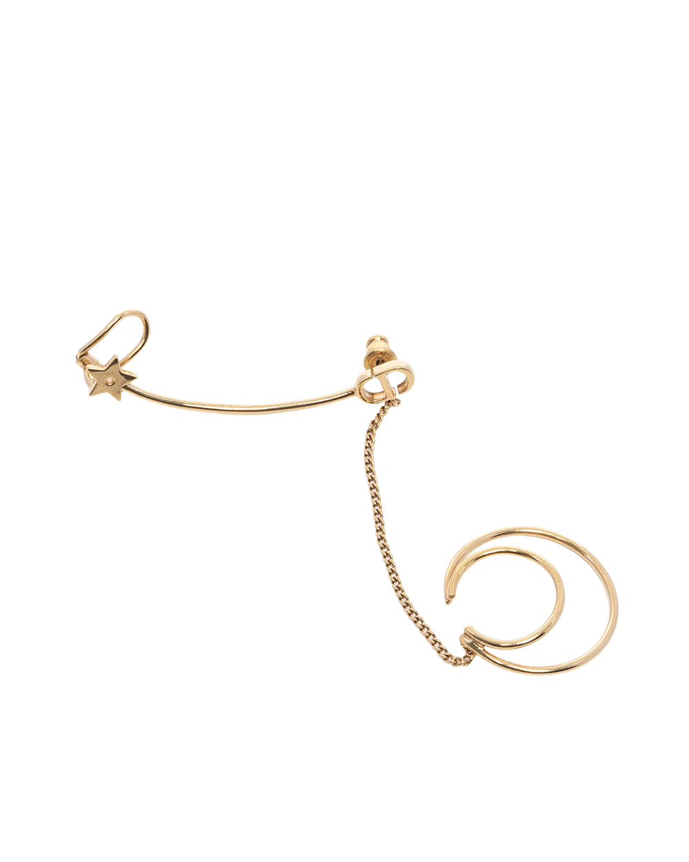DIOR 30 MONTAIGNE EARRING STAR GHW 00639