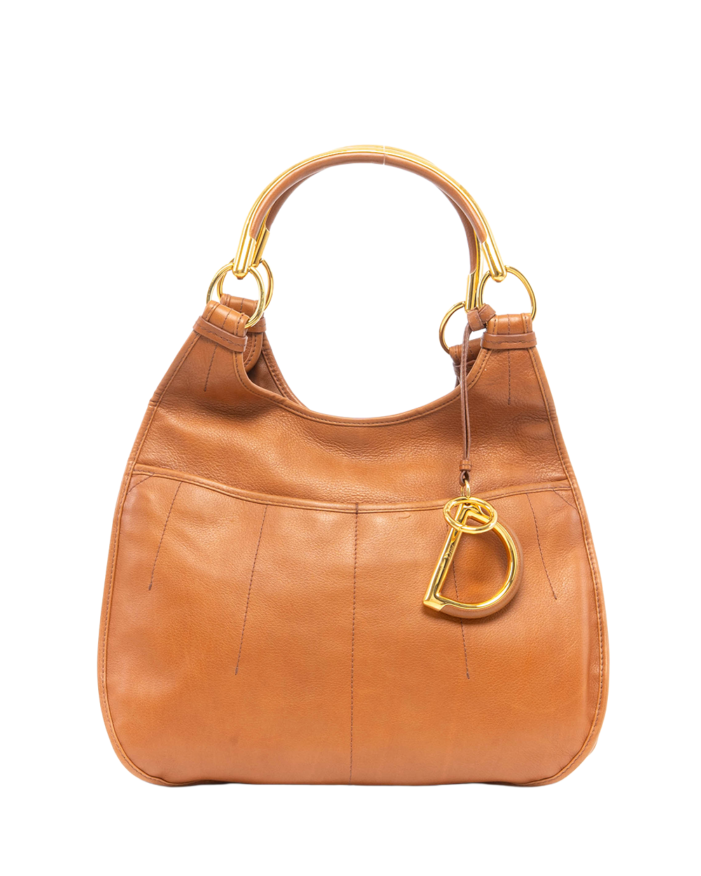 DIOR 61 HOBO BROWN CALF GHW 02 BO 0068 57227