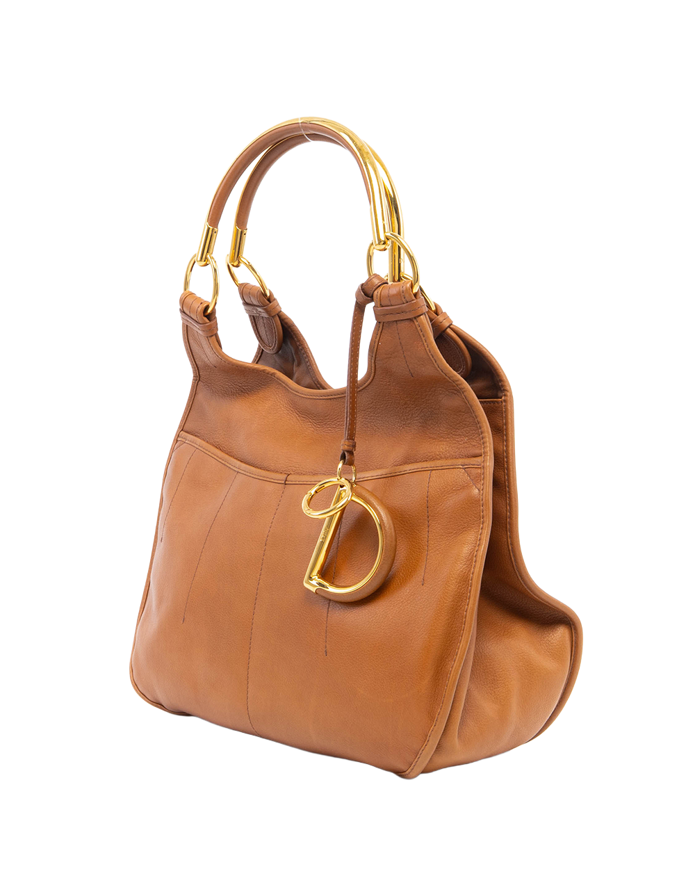 DIOR 61 HOBO BROWN CALF GHW 02 BO 0068 57228