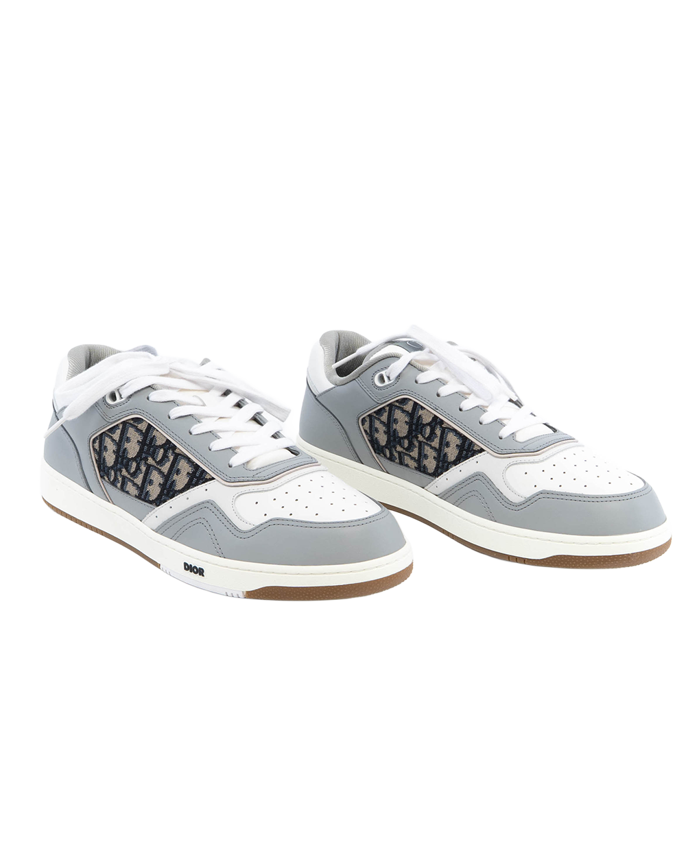 DIOR B27 SNEAKERS 46 GREY OBLIQUE LS 05 23 08410