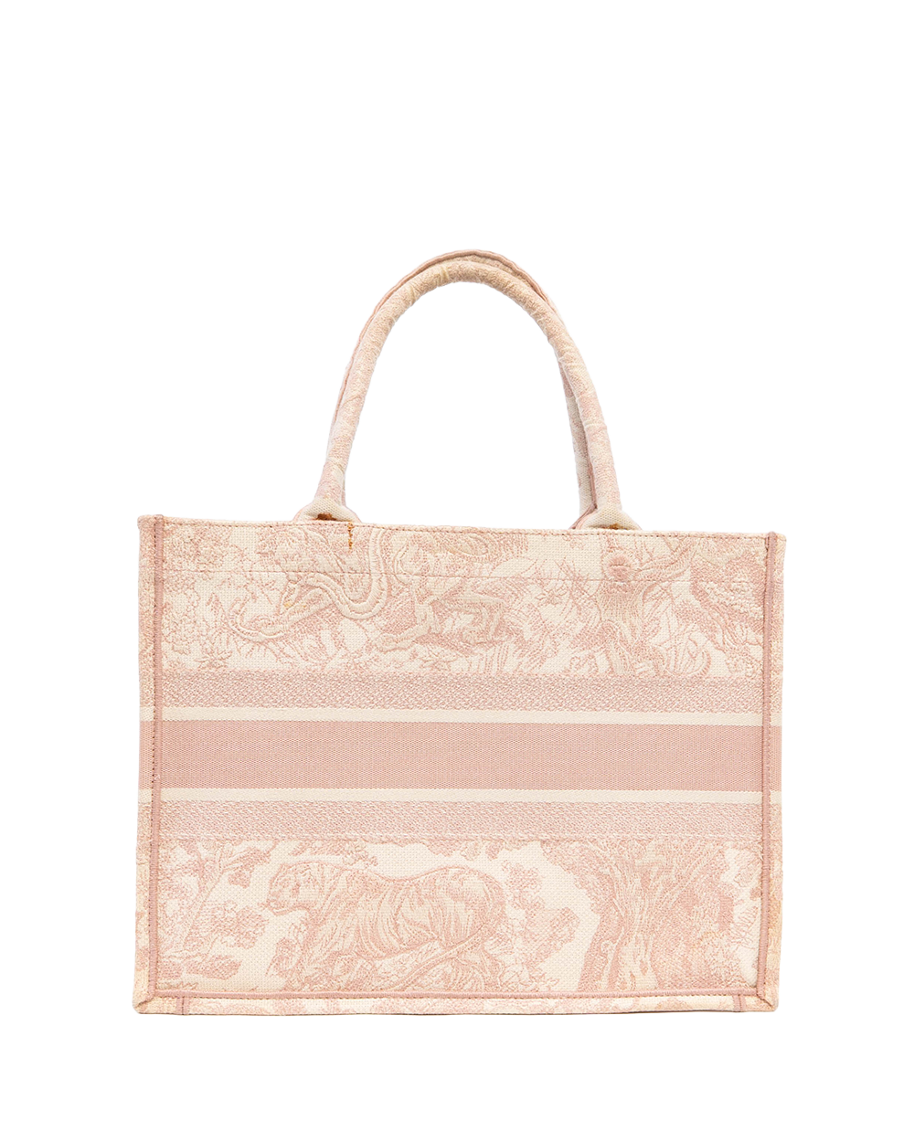 DIOR BOOK TOTE SMALL PINK JACQUARD 50 MA 0280 8163