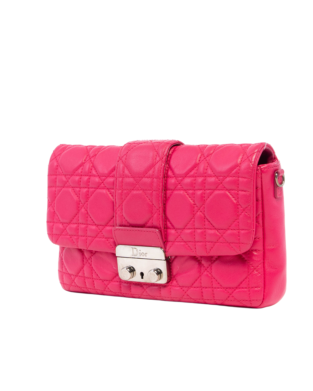 DIOR CARO POUCH WITH STRAP PINK LAMB 09 LO 0142 1504