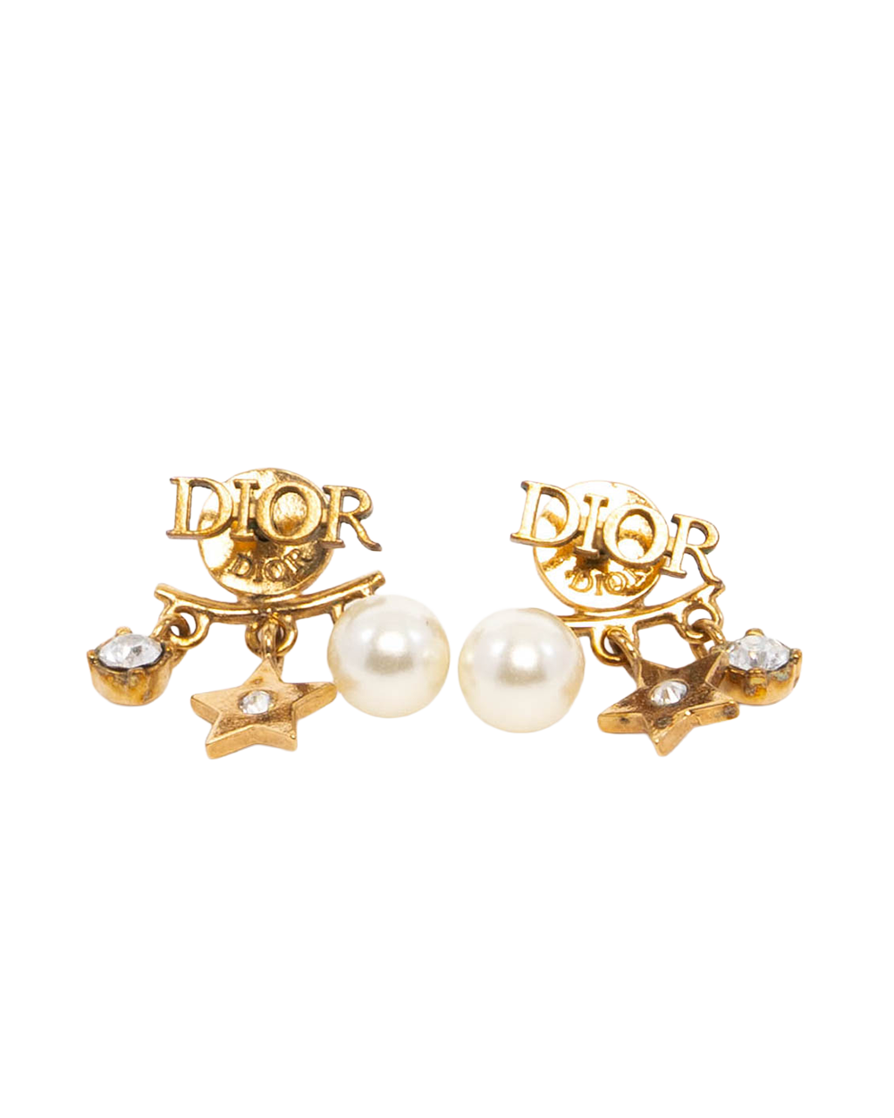 DIOR DIO(R) EVOLUTION EARRING STAR PEARL GHW 09727