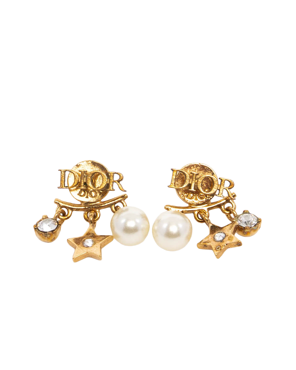 DIOR DIO(R) EVOLUTION EARRING STAR PEARL GHW 09728