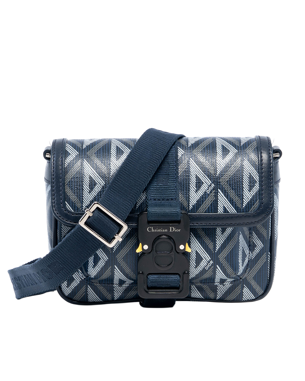 DIOR HIT THE ROAD MESSENGER BLUE CANVAS SHW 5017