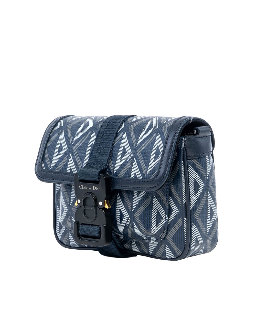 DIOR HIT THE ROAD MESSENGER BLUE CANVAS SHW 5018