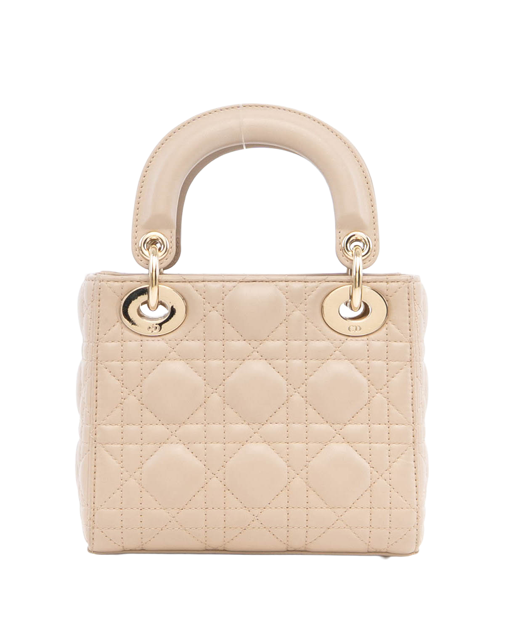 DIOR LADY MINI BEIGE LAMB GHW 88MA 0294 04794
