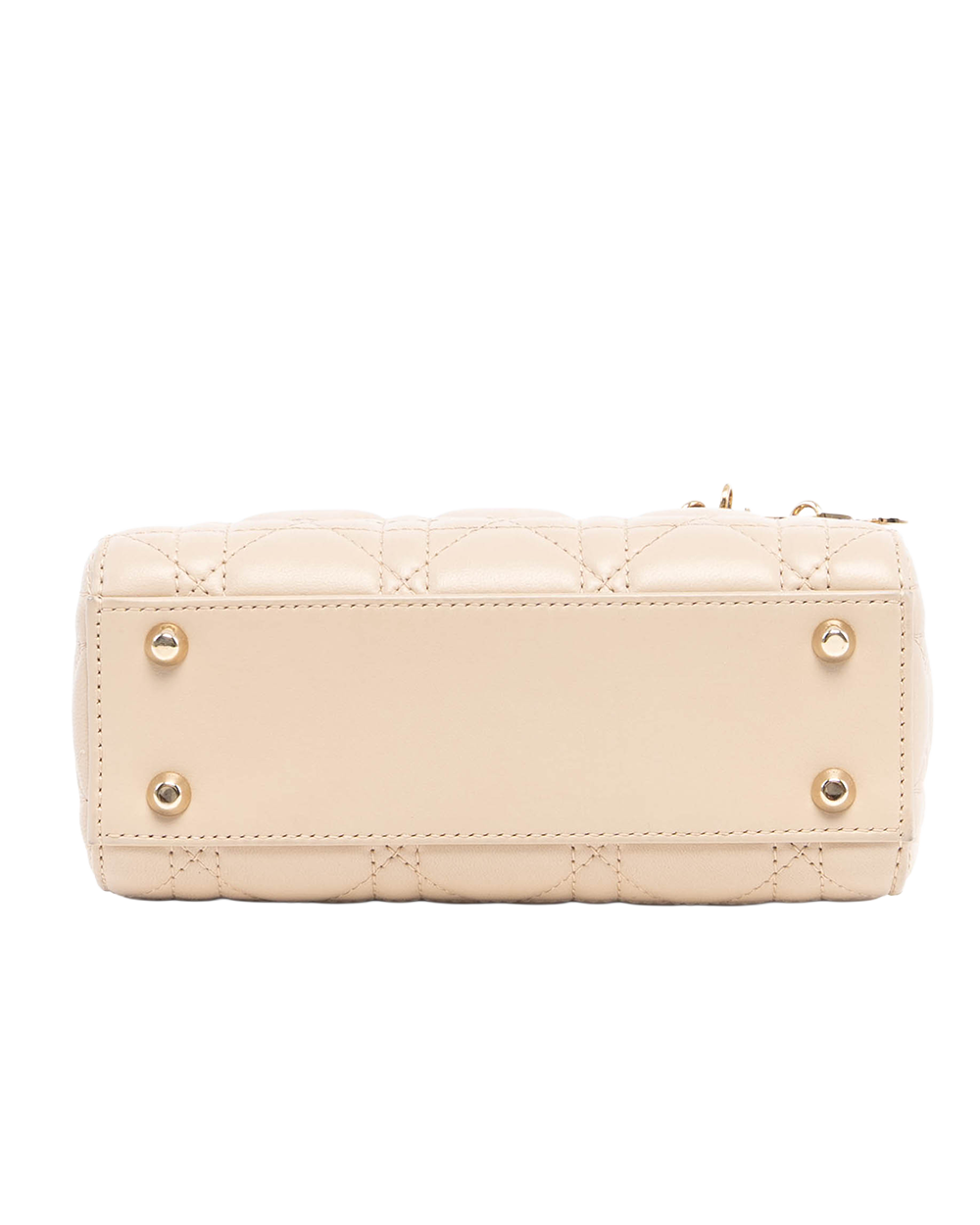 DIOR LADY MINI BEIGE LAMB GHW 88MA 0294 04802
