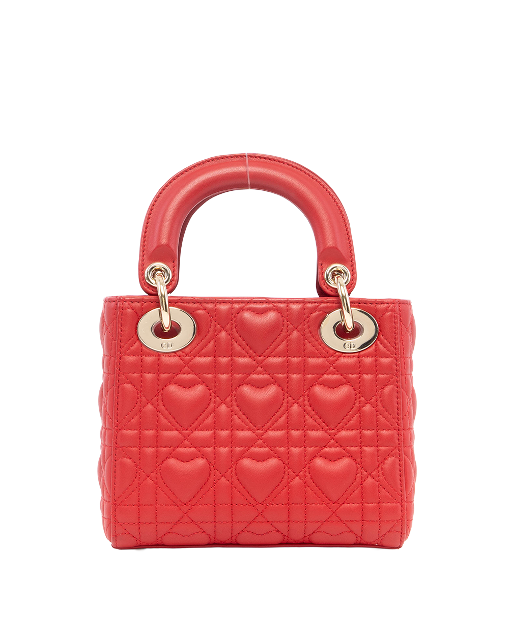 DIOR LADY MINI RED LAMB GHW 18 MA 0261 4024