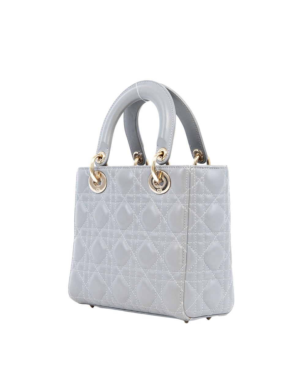 DIOR LADY SMALL GREY LAMB GHW 29 MA 0127 01536