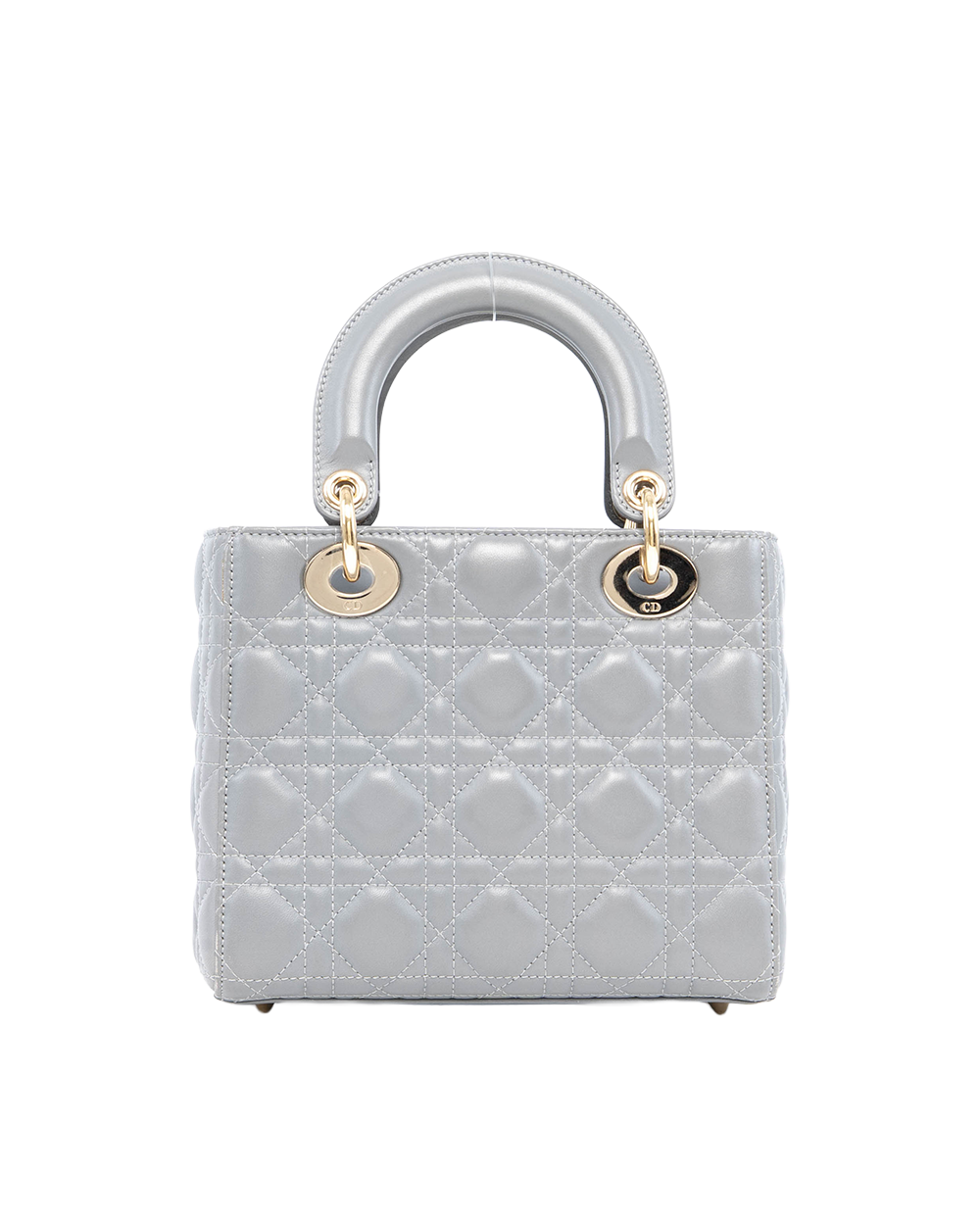 DIOR LADY SMALL GREY LAMB GHW 29 MA 0127 01537