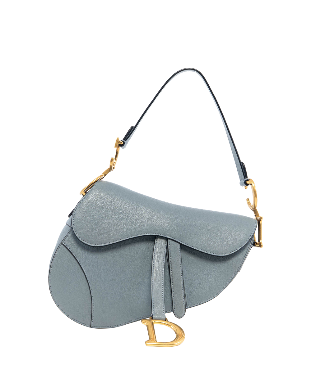 DIOR SADDEL BELT BAG MEDIUM BLUE CALF GHW 05 RU 0222 08306