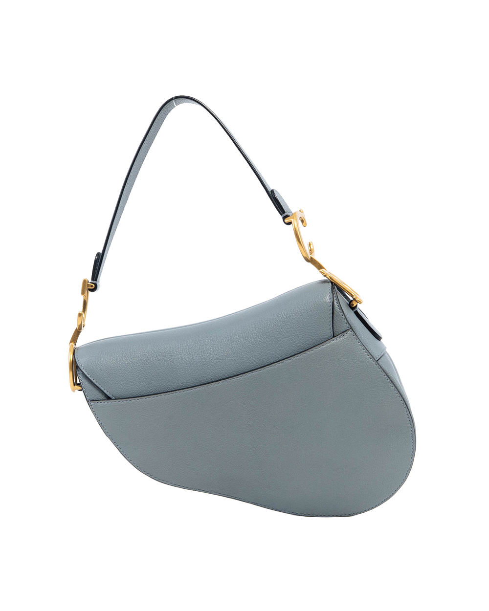 DIOR SADDEL BELT BAG MEDIUM BLUE CALF GHW 05 RU 0222 08309