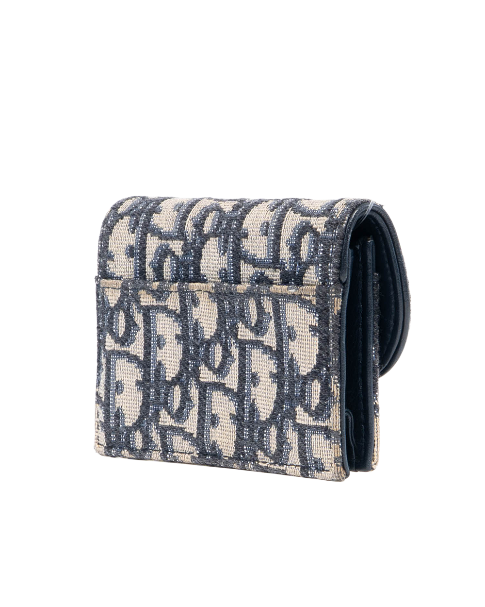 DIOR SADDEL WALLET SHORT OBLIQUE JACQUARD GHW 43 MA 0290 1134