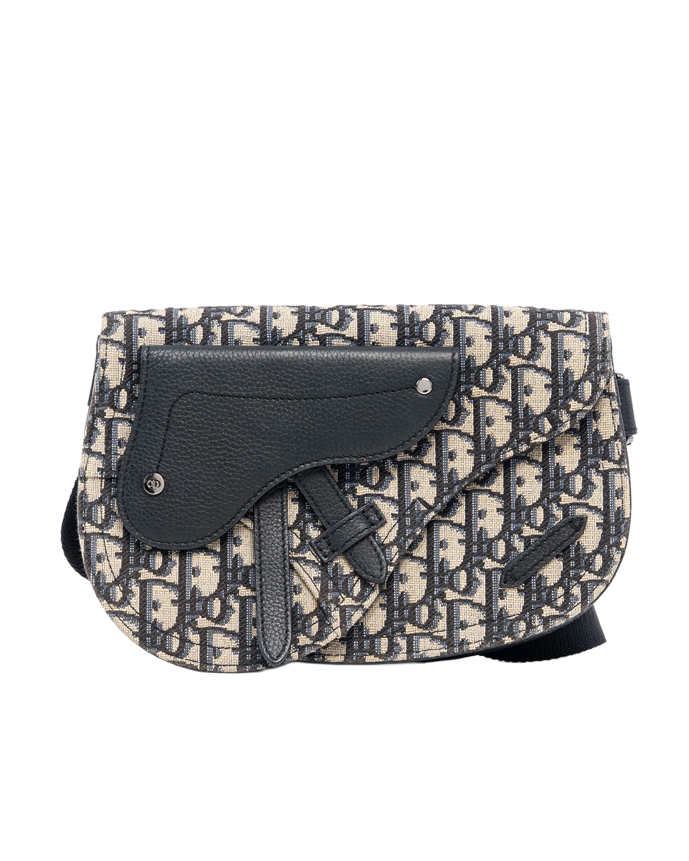 DIOR SADDLE BAG BLUE OBLIQUE JACUARD SHW BO 0262 01311