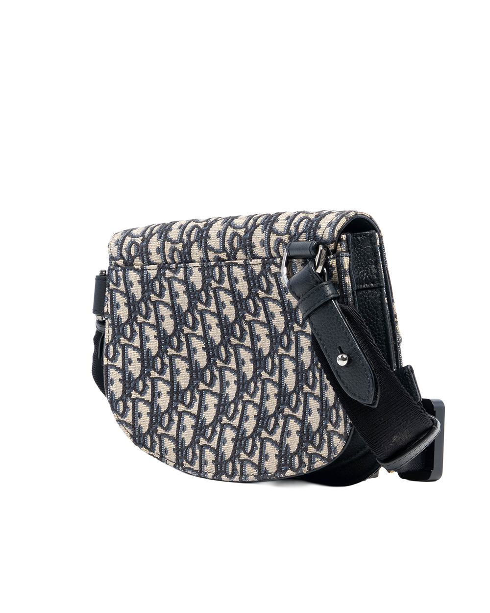 DIOR SADDLE BAG BLUE OBLIQUE JACUARD SHW BO 0262 01313