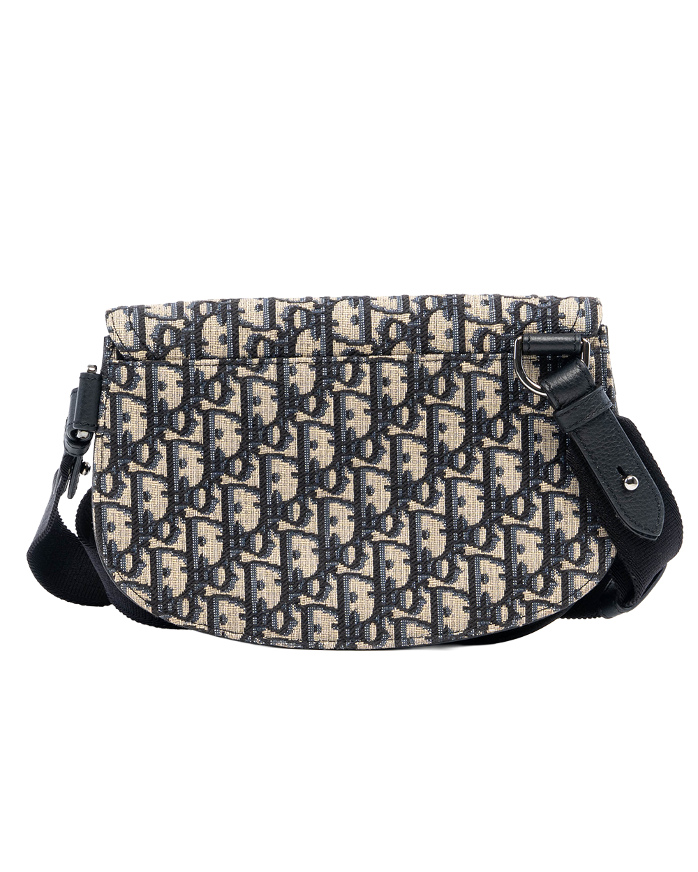 DIOR SADDLE BAG BLUE OBLIQUE JACUARD SHW BO 0262 01314
