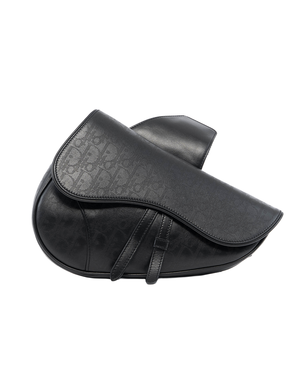 DIOR SADDLE BLACK CALF SHW 16 BO 0253 8315