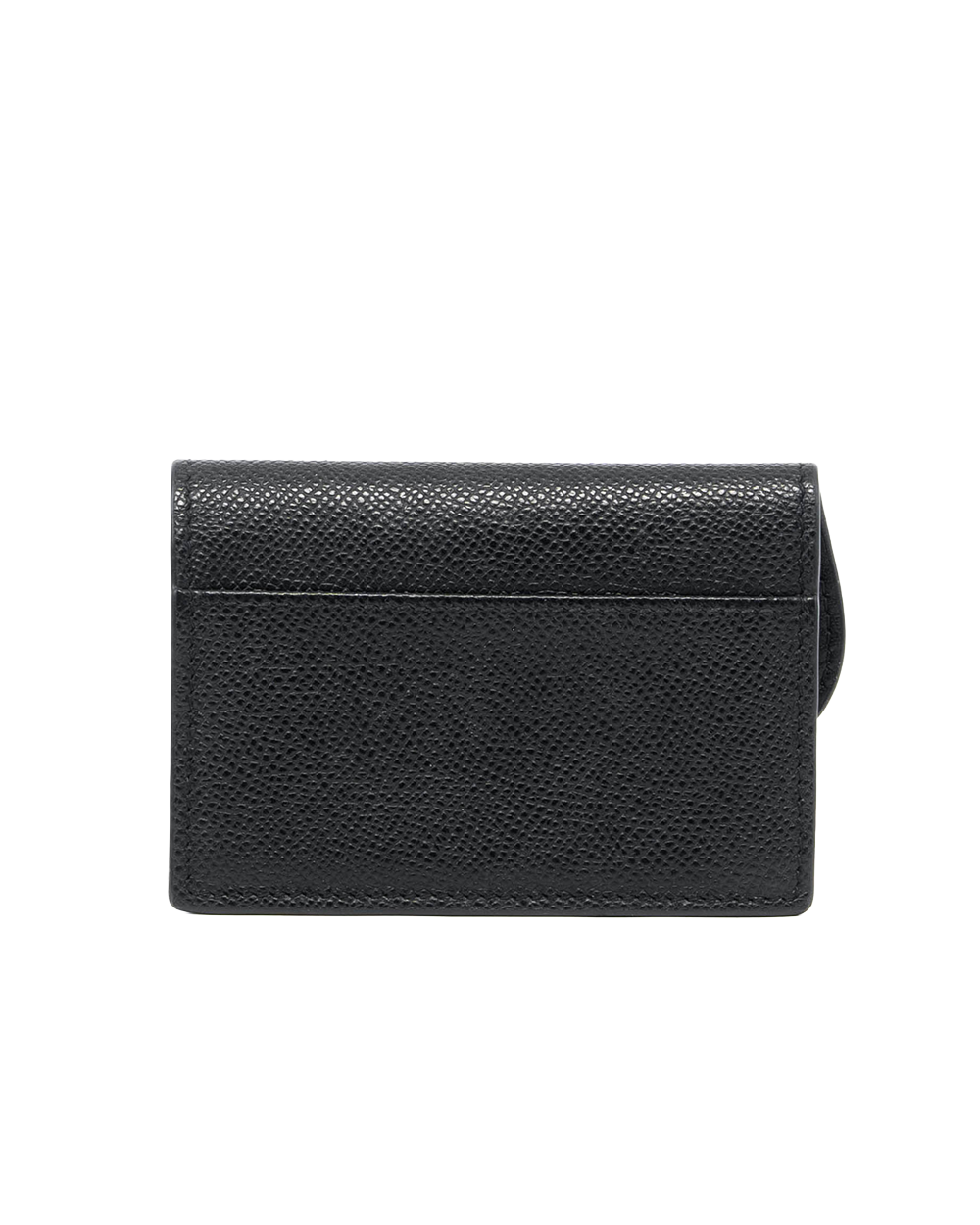 DIOR SADDLE CARD HOLDER SHORT BLACK CALF GHW 43 MA 1200 8100