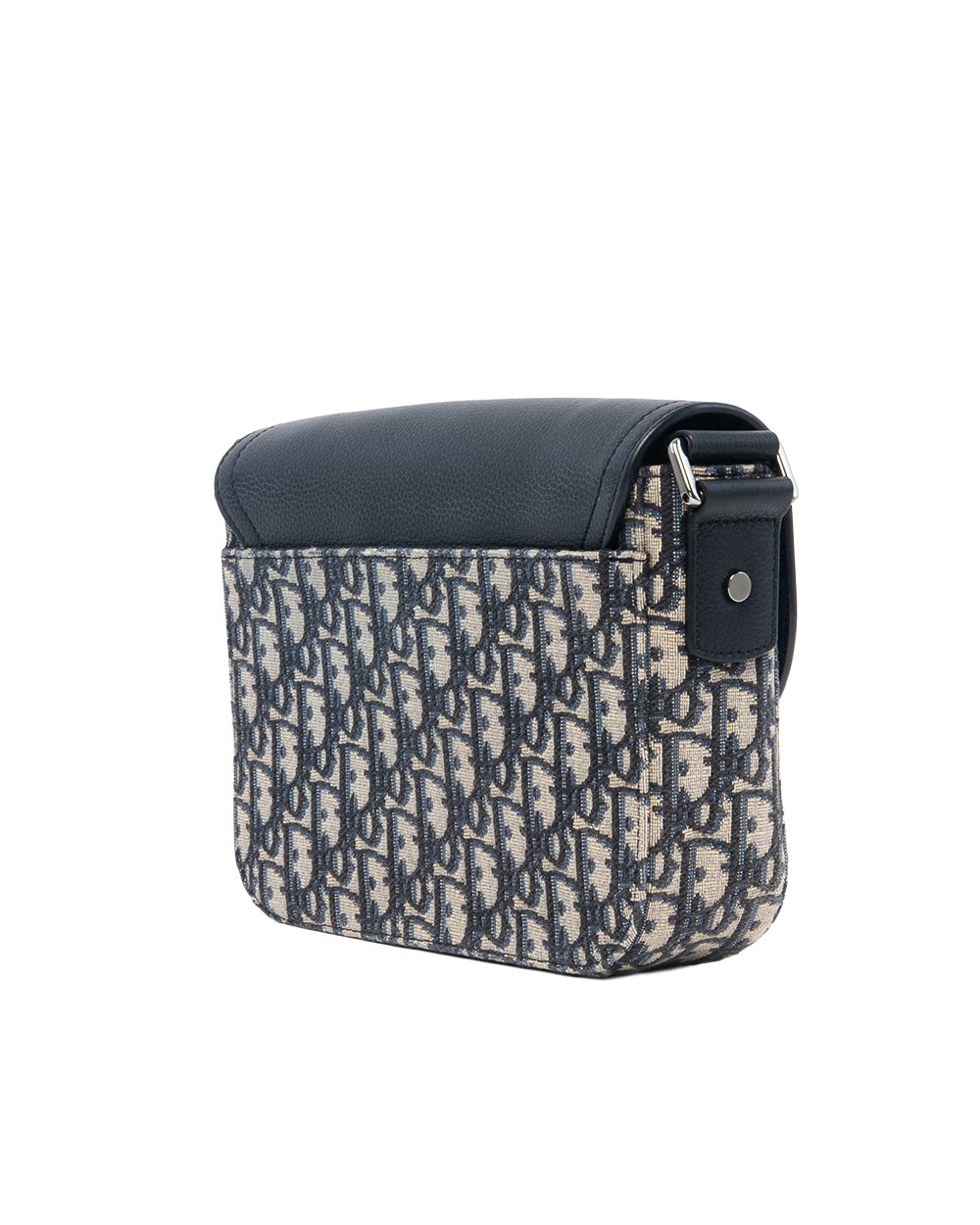 DIOR SADDLE MESSENGER BLUE OBLIQUE JACUARD SHW 21 BO 0233 5056